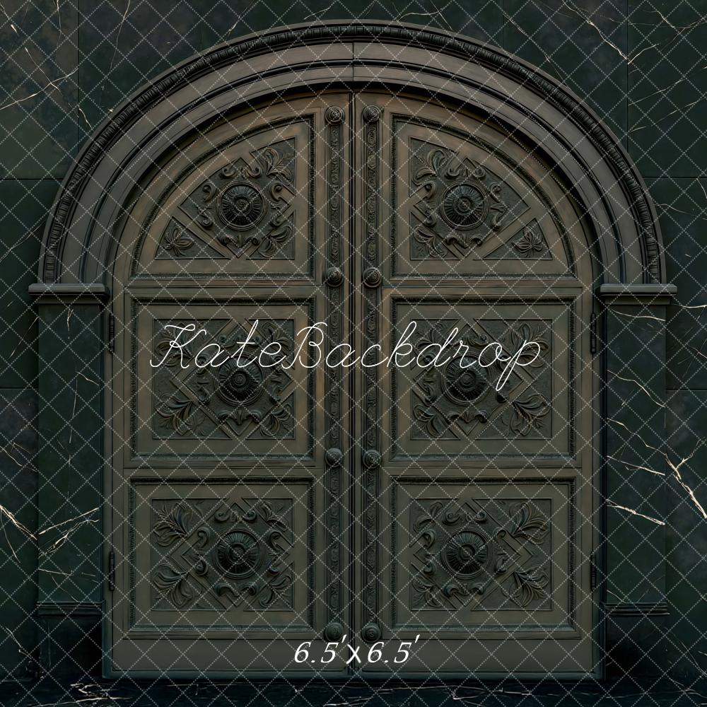 Kate Arched Ornate Door Marble Wall Backdrop Designed by Mini MakeBelieve