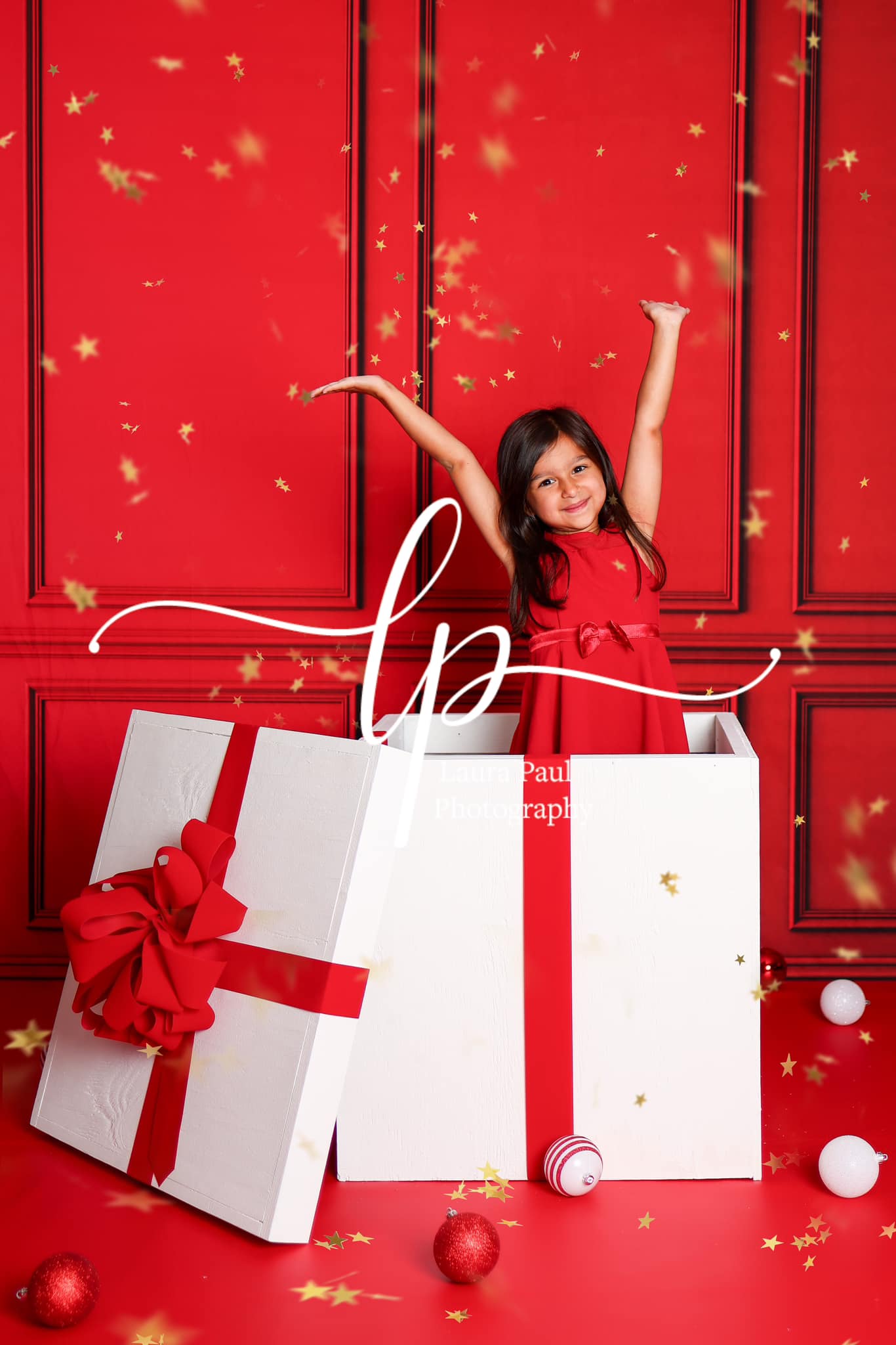 Kate Red Vintage Wall Backdrop for Photography