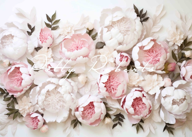 Kate Spring Flower Peonies Backdrop Designed by Patty Roberts
