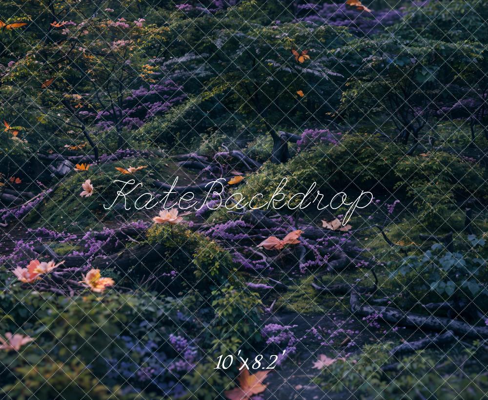 Kate Purple Forest Floor Backdrop Designed by Kate Image - Kate Backdrop AU