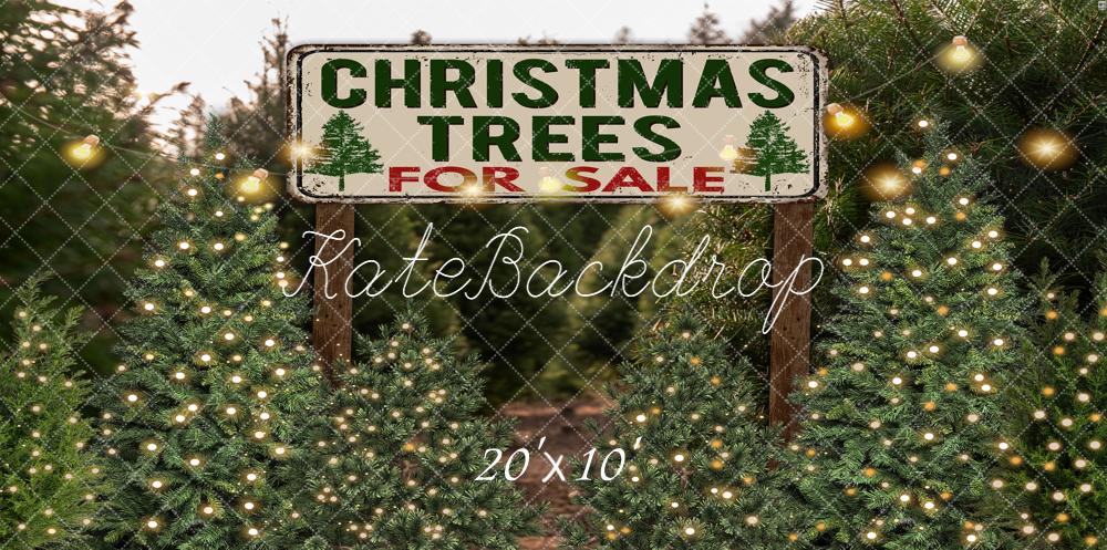 Kate Christmas Trees Lights Backdrop Designed by Emetselch