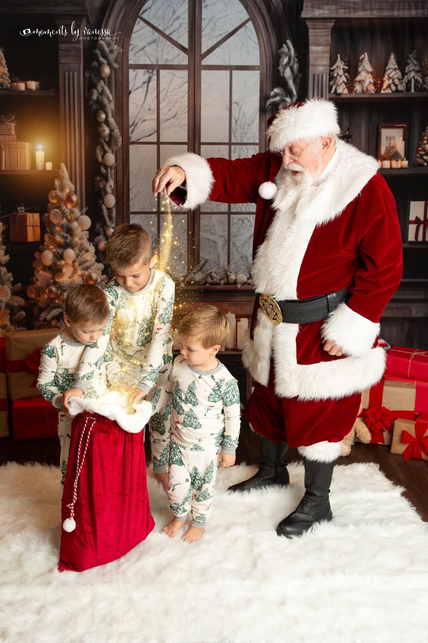 Kate Christmas Tree Candle Gift Backdrop Designed by Emetselch - Kate Backdrop AU