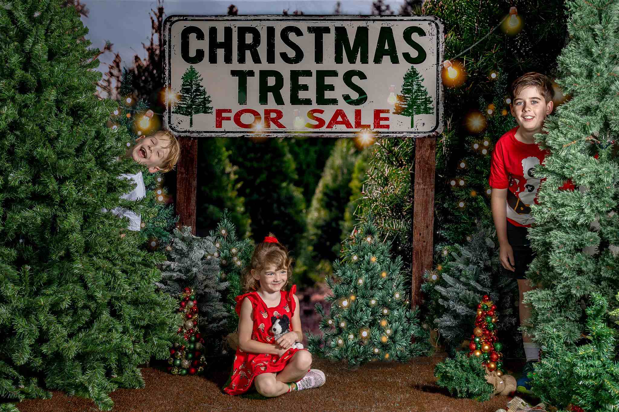 Kate Christmas Tree Backdrop for Photography - Kate Backdrop AU