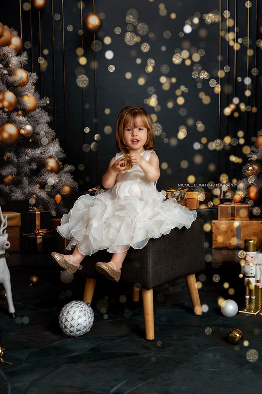 Kate Dark Christmas Tree and Wall Backdrop+Dark Abstract Texture Floor Backdrop for Photography