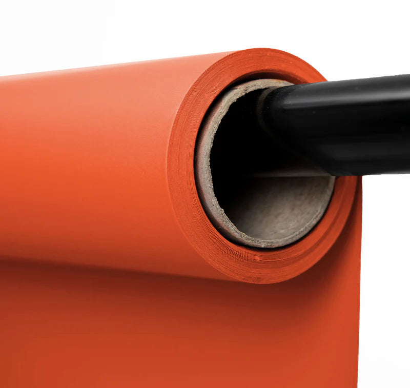 Kate Bright Orange Seamless Paper Backdrop for Photography