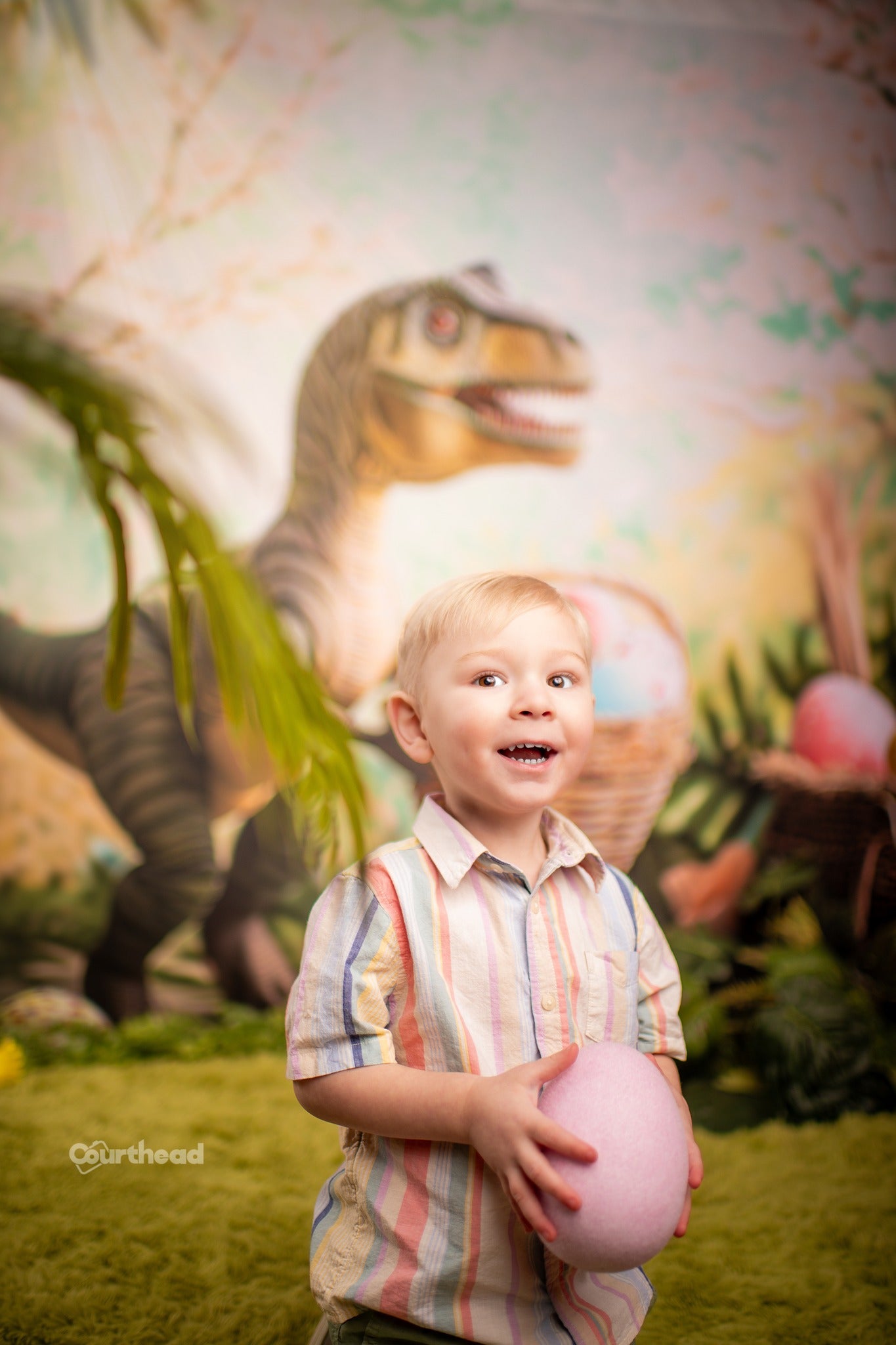 Kate T-Rex Easter Backdrop Designed by Patty Roberts - Kate Backdrop AU