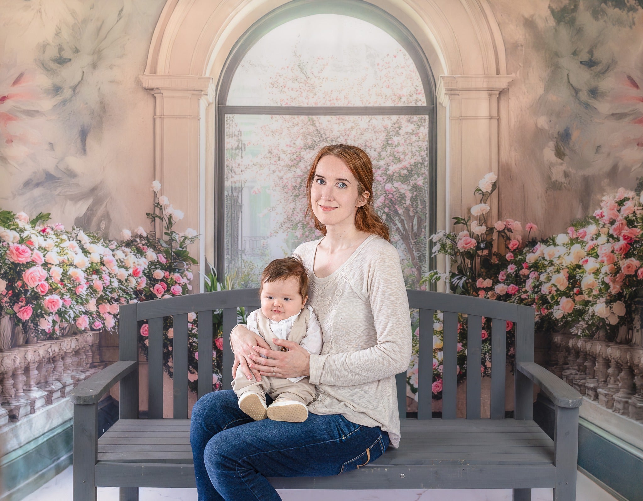 Kate Spring Flower Arch Backdrop Designed by Mini MakeBelieve