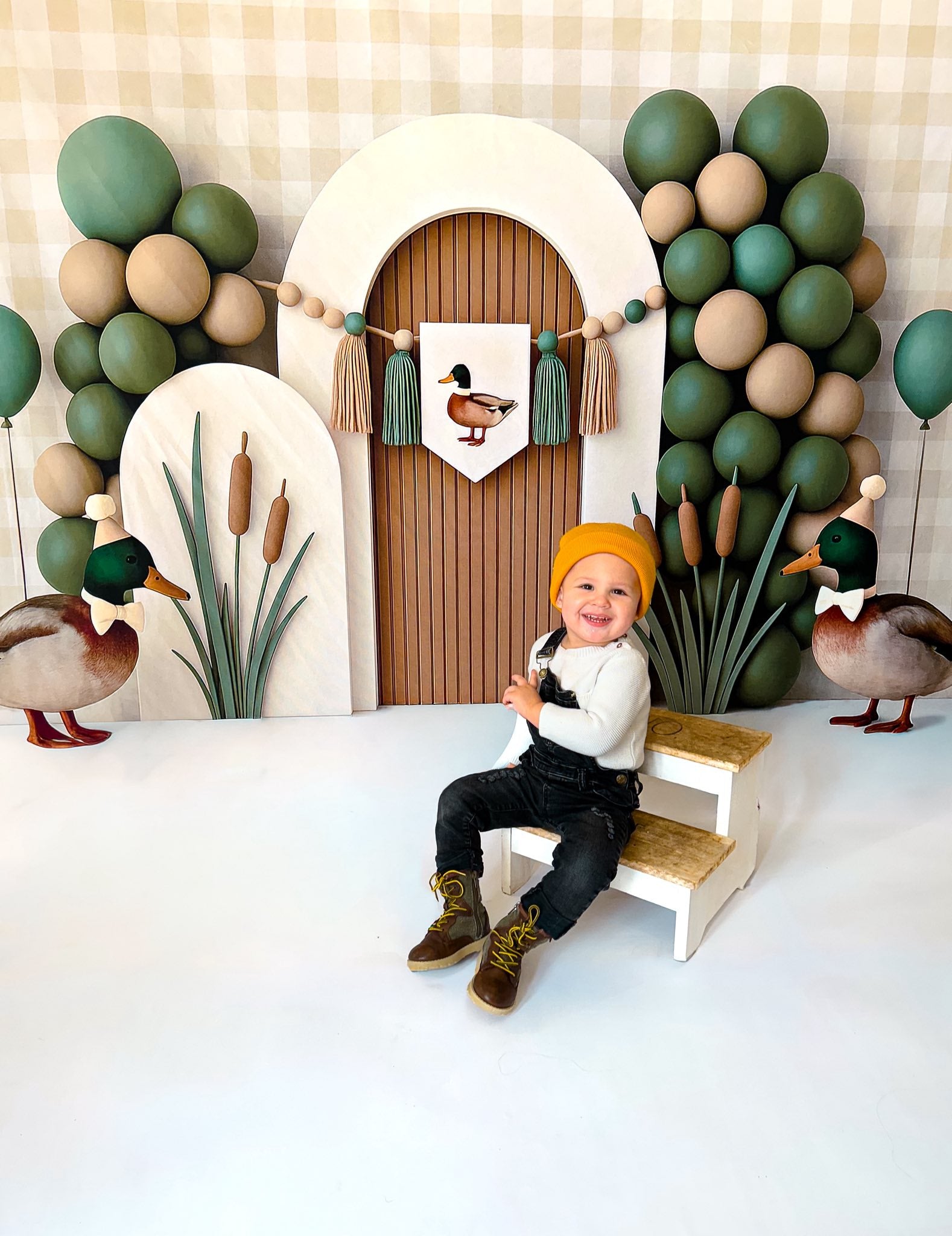Kate One Lucky Duck Backdrop Designed by Ashley Paul