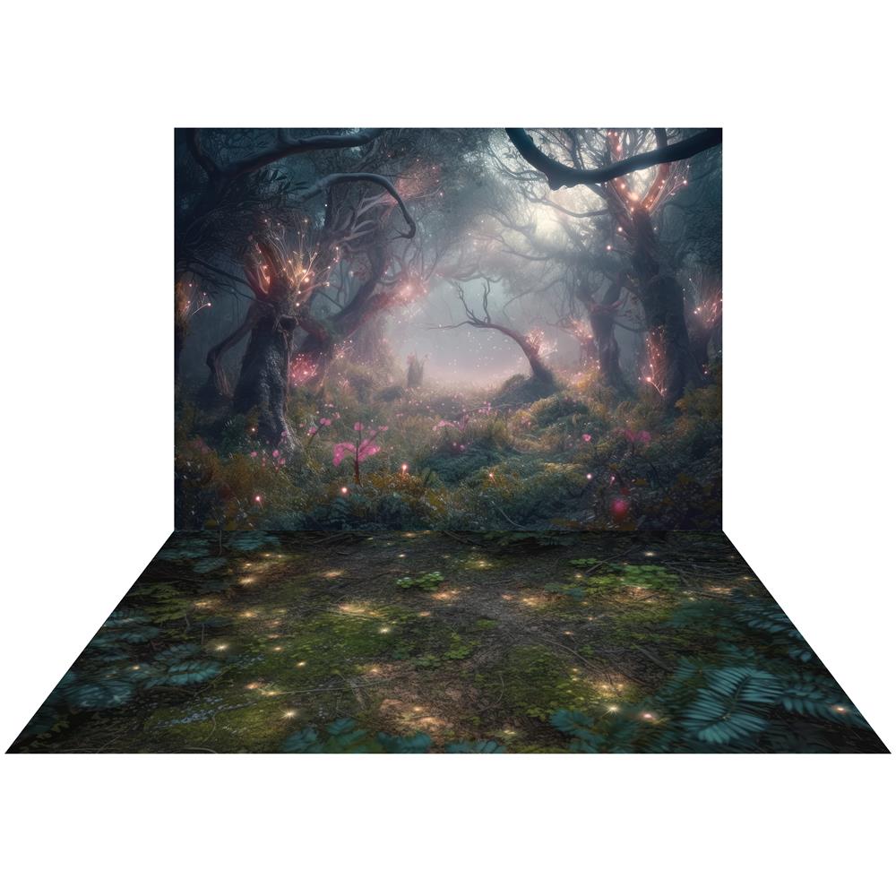 Kate Enchanted Fairy Forest Backdrop+Forest Floor Designed by Mandy Ringe Photography