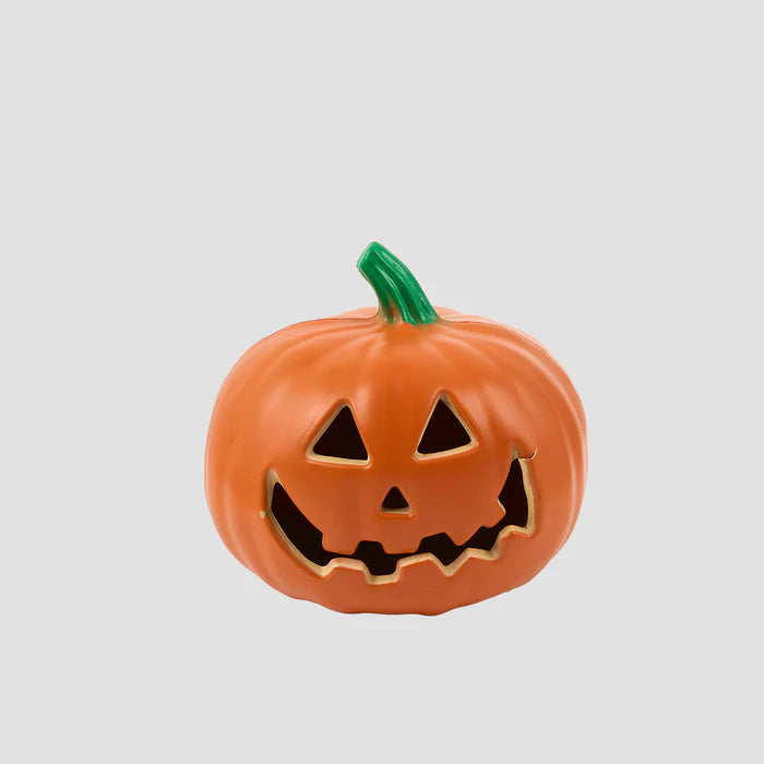 Kate Halloween Jack-o'-Lantern - Smiling Artificial Orange Pumpkin for Photography