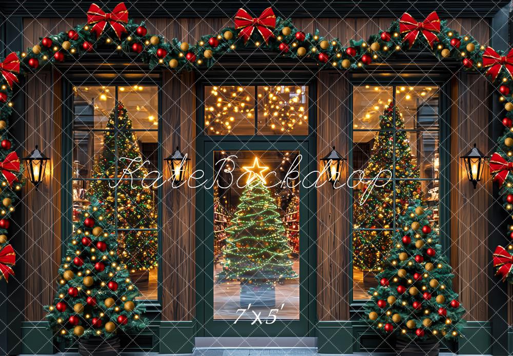 Kate Christmas Shopfront Tree Backdrop Designed by Mini MakeBelieve - Kate Backdrop AU