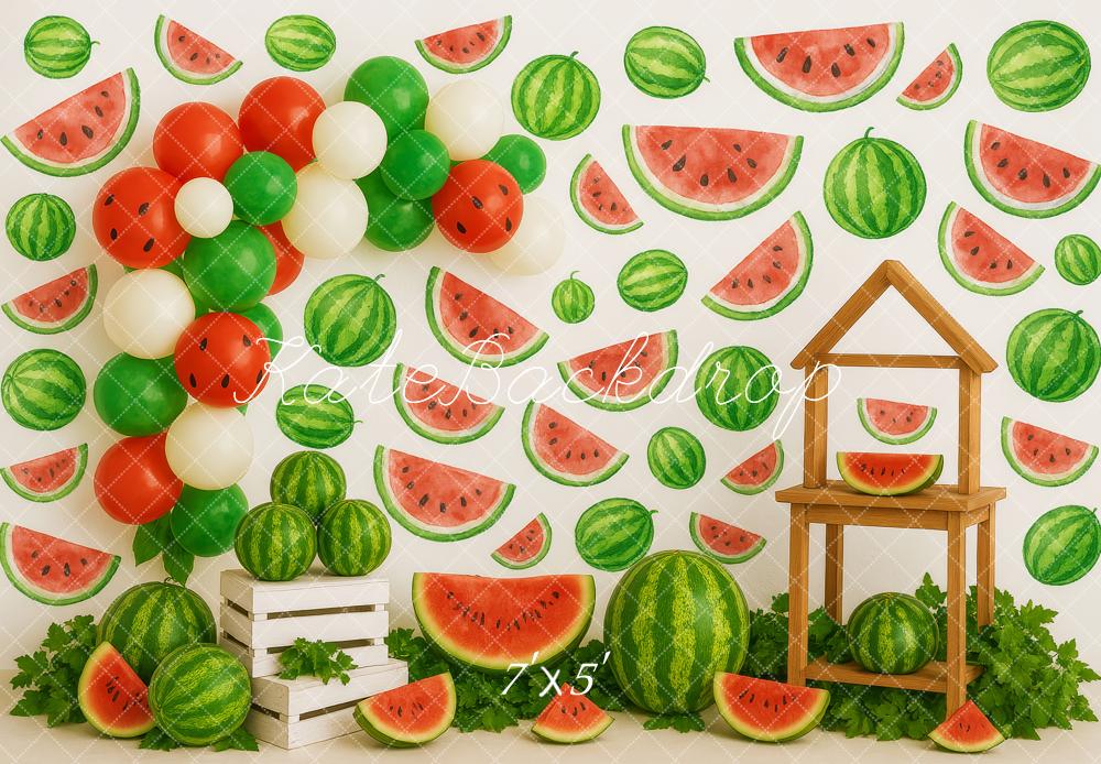 Kate Watermelon Summer Backdrop Designed by Patty Roberts - Kate Backdrop AU
