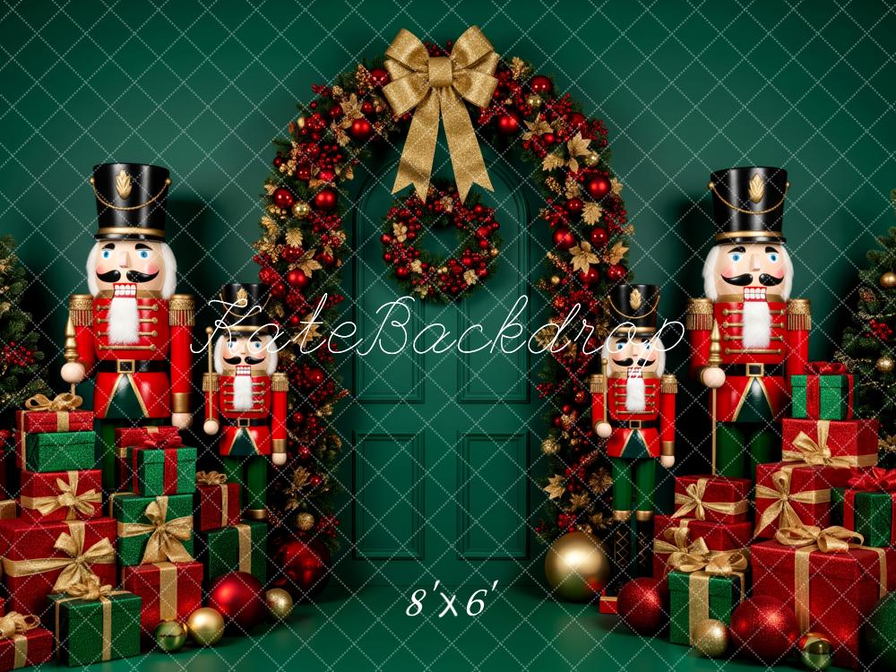 Kate Christmas Nutcracker Presents Backdrop Designed by Patty Roberts