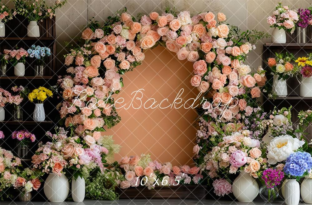 Kate Flower Arch Vase Spring Backdrop Designed by Mini MakeBelieve - Kate Backdrop AU