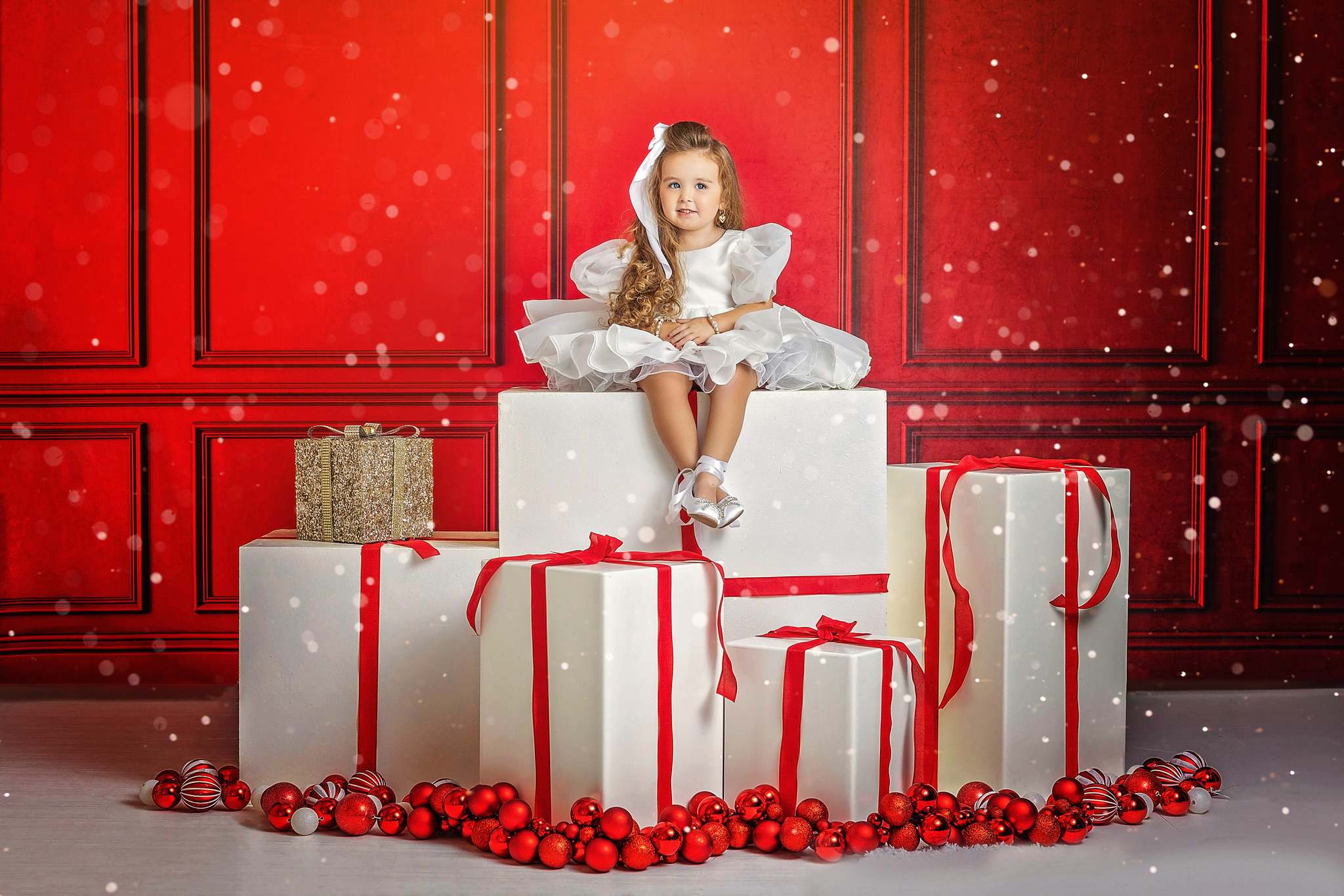 Kate Red Vintage Wall Backdrop for Photography