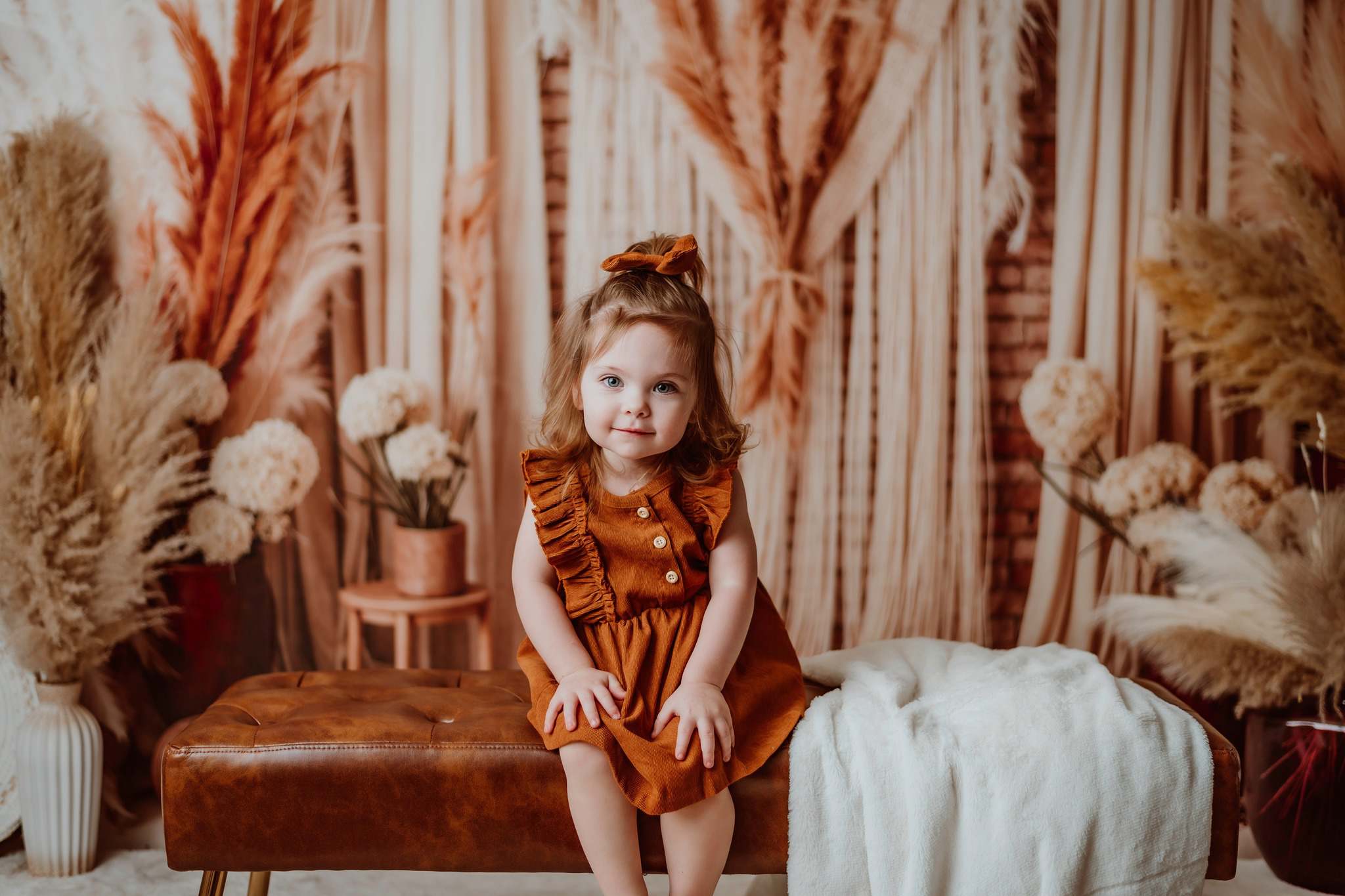 Kate Boho Candle Reed Curtains Backdrop Designed by Chain Photography - Kate Backdrop AU