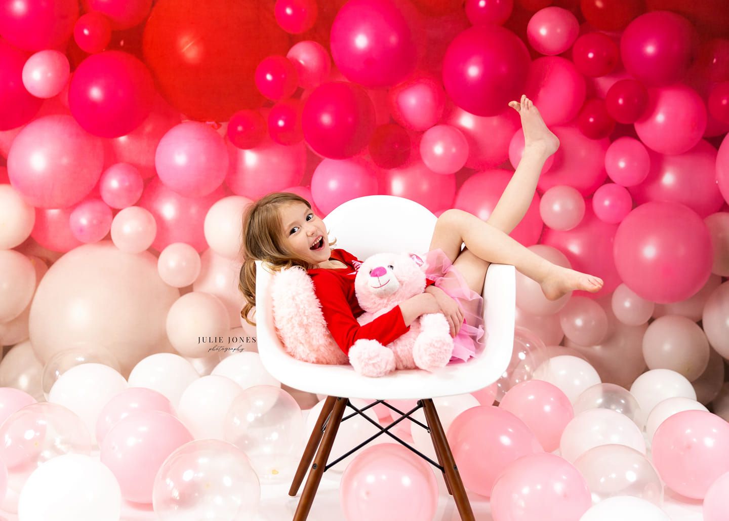 Kate Valentines Day Balloon Wall Backdrop for Photography Designed by Mandy Ringe Photography - Kate Backdrop AU