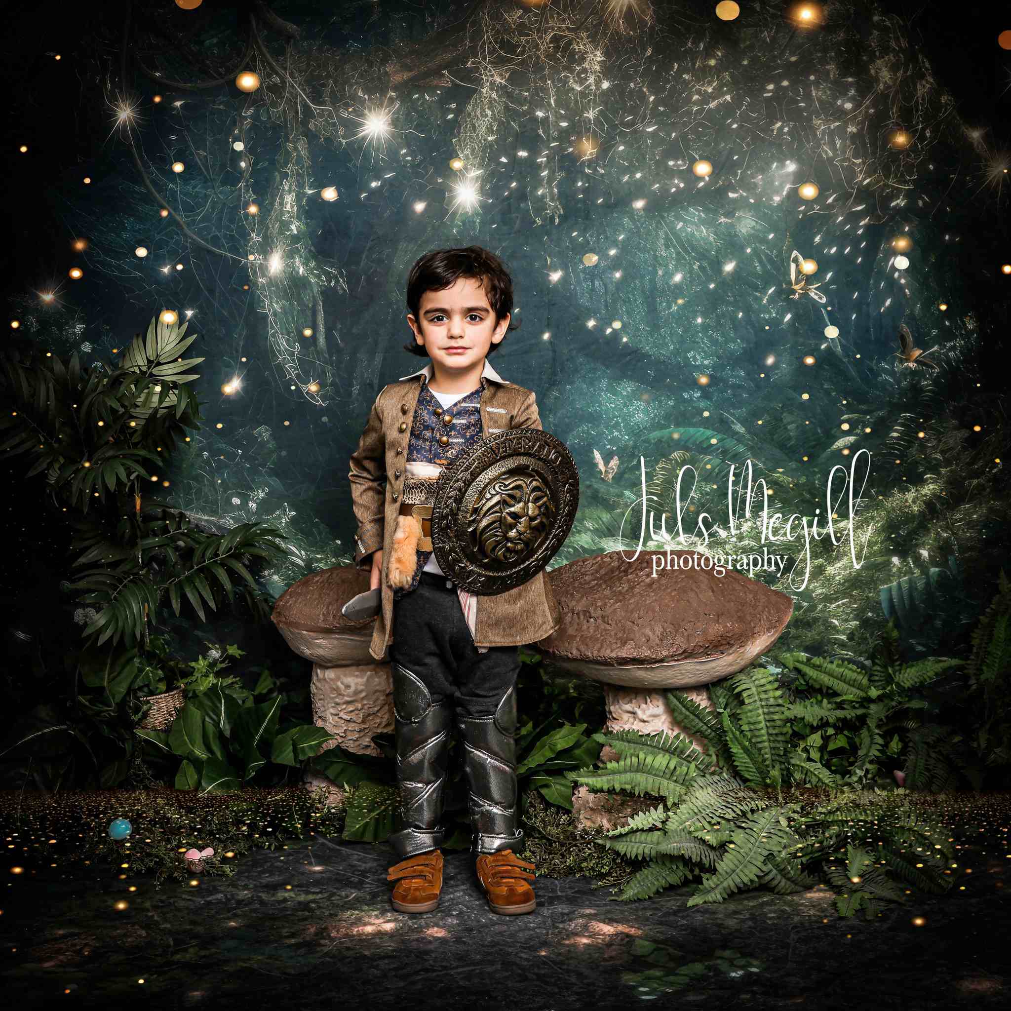 Kate Enchanted Fairy Night Backdrop+Forest Floor Designed by Mandy Ringe Photography - Kate Backdrop AU