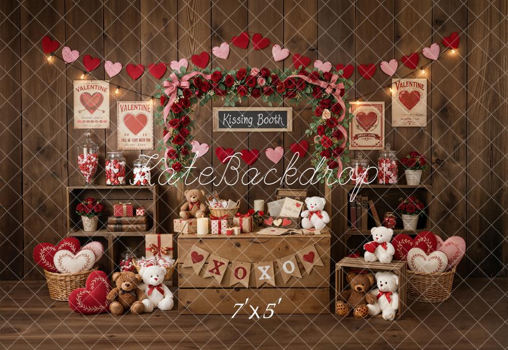 Kate Valentine Kissing Booth Backdrop Designed by Emetselch