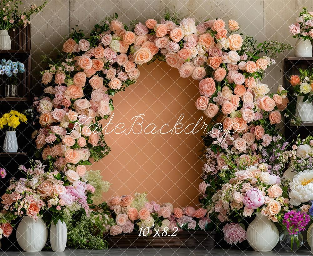 Kate Flower Arch Vase Spring Backdrop Designed by Mini MakeBelieve - Kate Backdrop AU