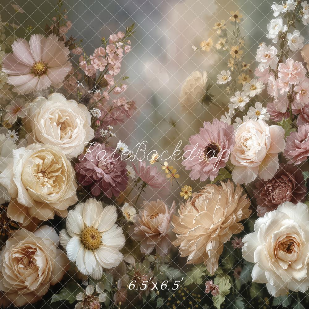 Kate Garden Flower Fine Art Backdrop Designed by Emetselch