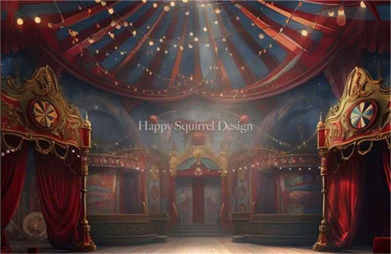 Kate Circus Stage Stage Lighting Backdrop Designed by Happy Squirrel Design