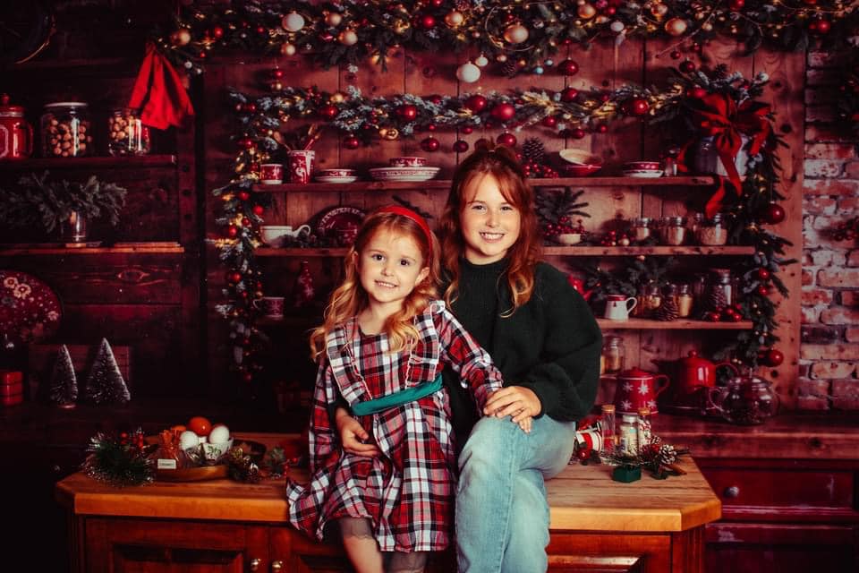 Kate Red Christmas Cupboard Backdrop Designed by Emetselch - Kate Backdrop AU