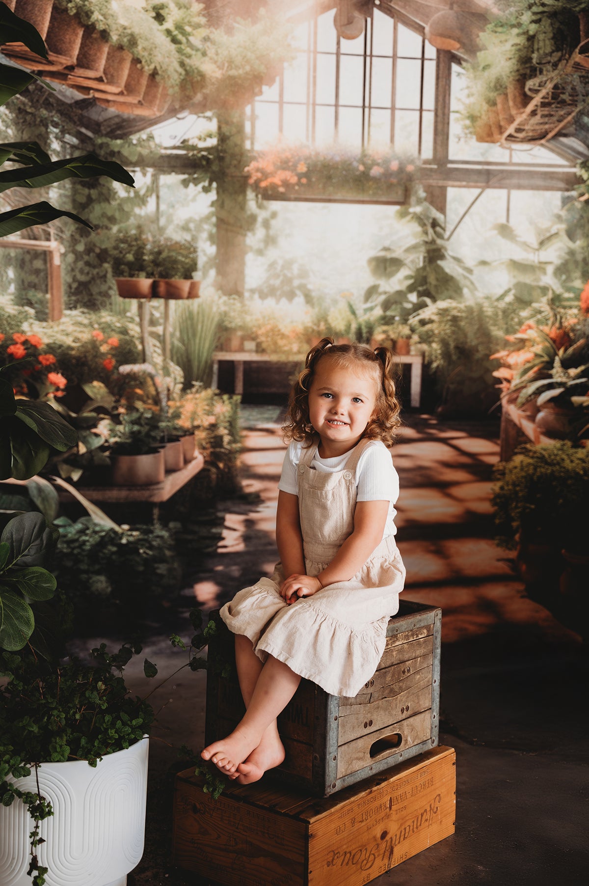 Kate Spring Greenhouse Backdrop Designed by Abbas Studio - Kate Backdrop AU