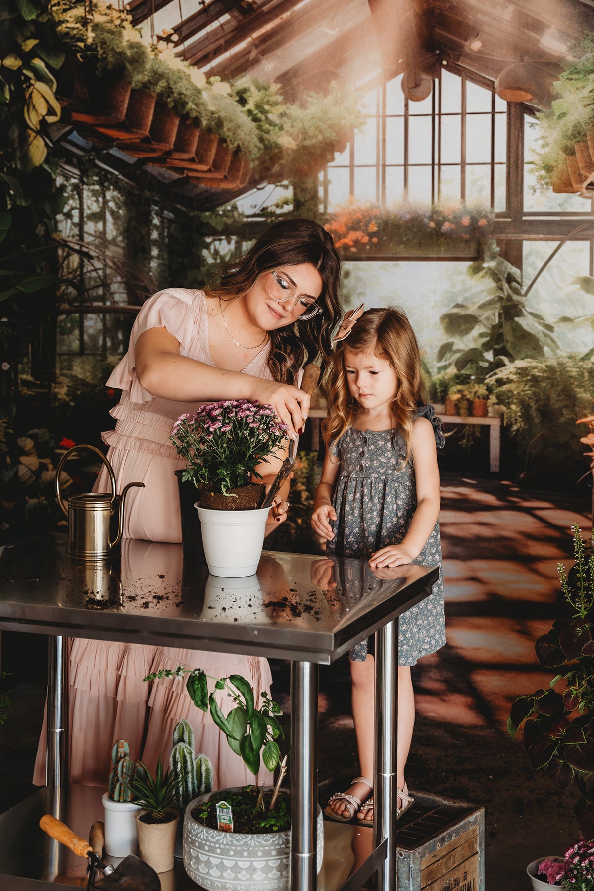 Kate Spring Greenhouse Backdrop Designed by Abbas Studio - Kate Backdrop AU