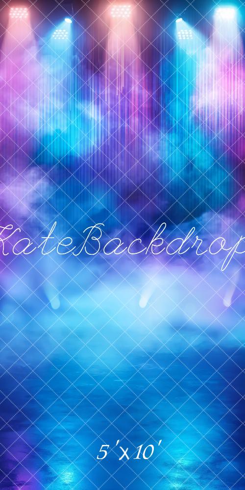 Kate Colourful Stage Lights Fog Backdrop Designed by Chain