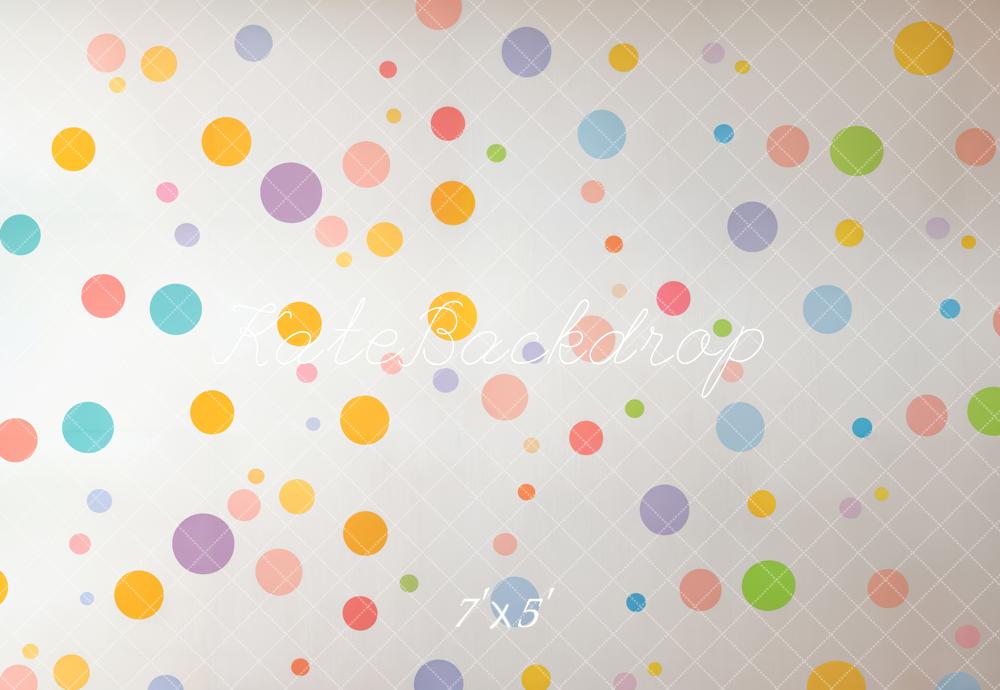 Kate Colourful Polka Dots Backdrop Designed by Emetselch - Kate Backdrop AU