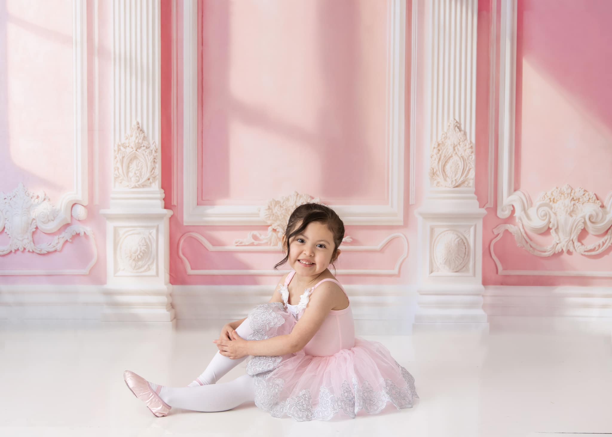 Kate Elegant Pink Vintage Wall Sunlight Backdrop Designed by Emetselch - Kate Backdrop AU
