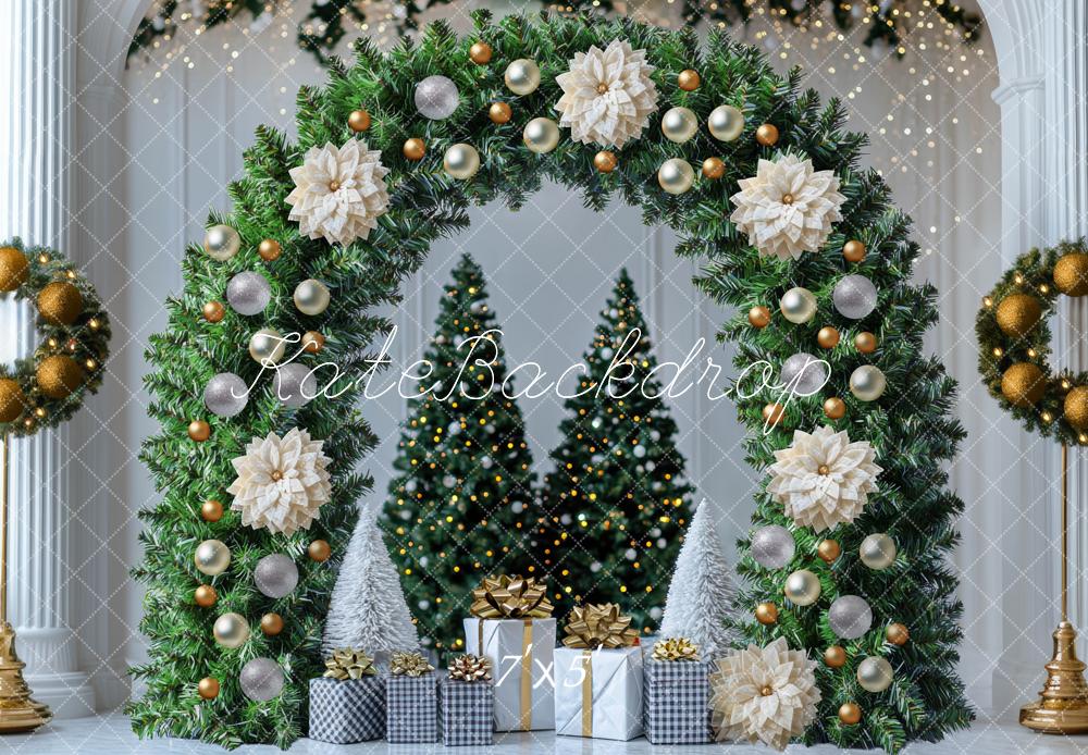 Kate Christmas Flower Arch Gift Backdrop Designed by Mini MakeBelieve