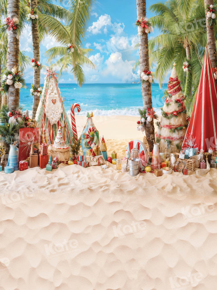 Kate Christmas Beach Decorations Backdrop Designed by GQ - Kate Backdrop AU