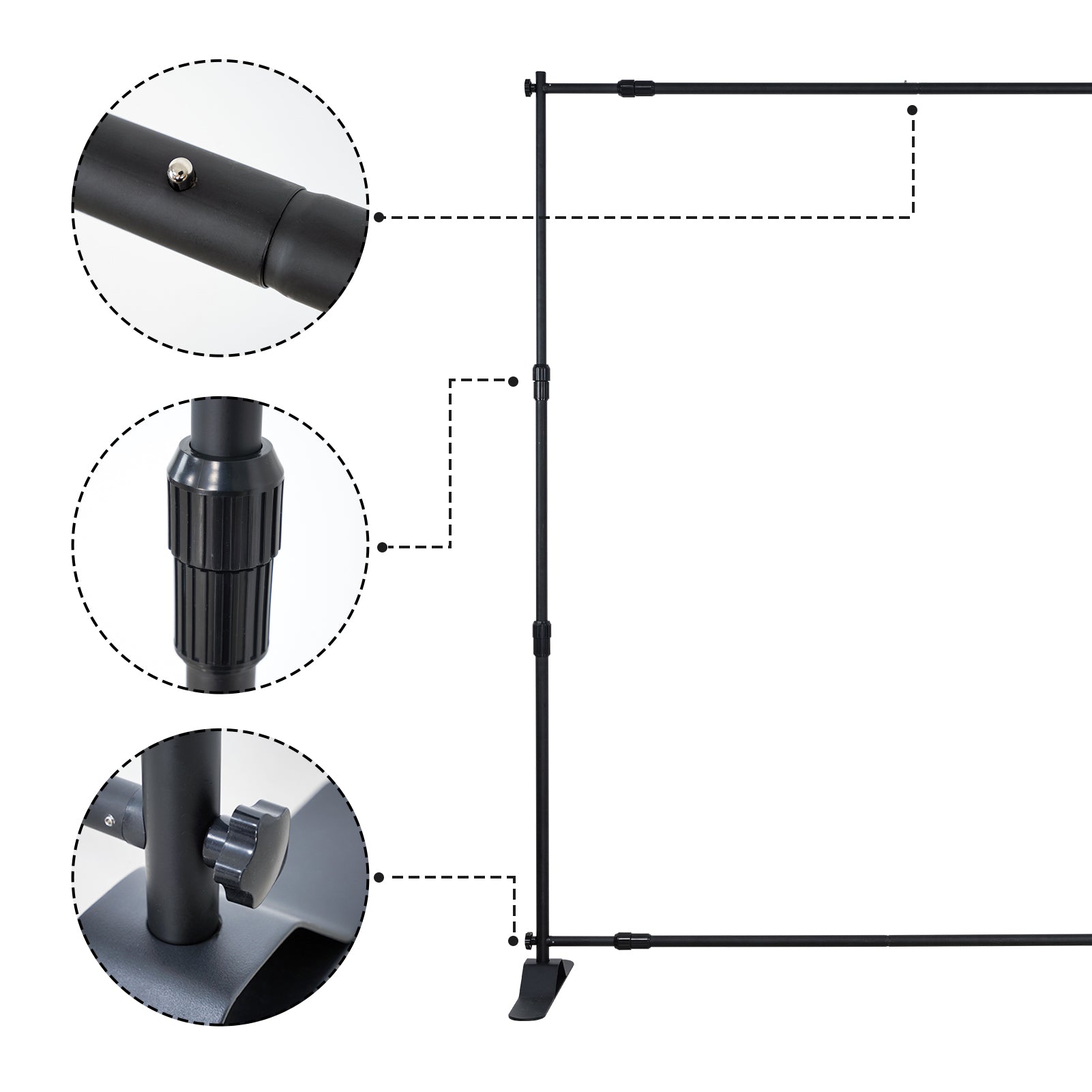 Kate Framework Telescopic Equipment Adjustable Photographic Backdrop Display Stand - Kate Backdrop AU