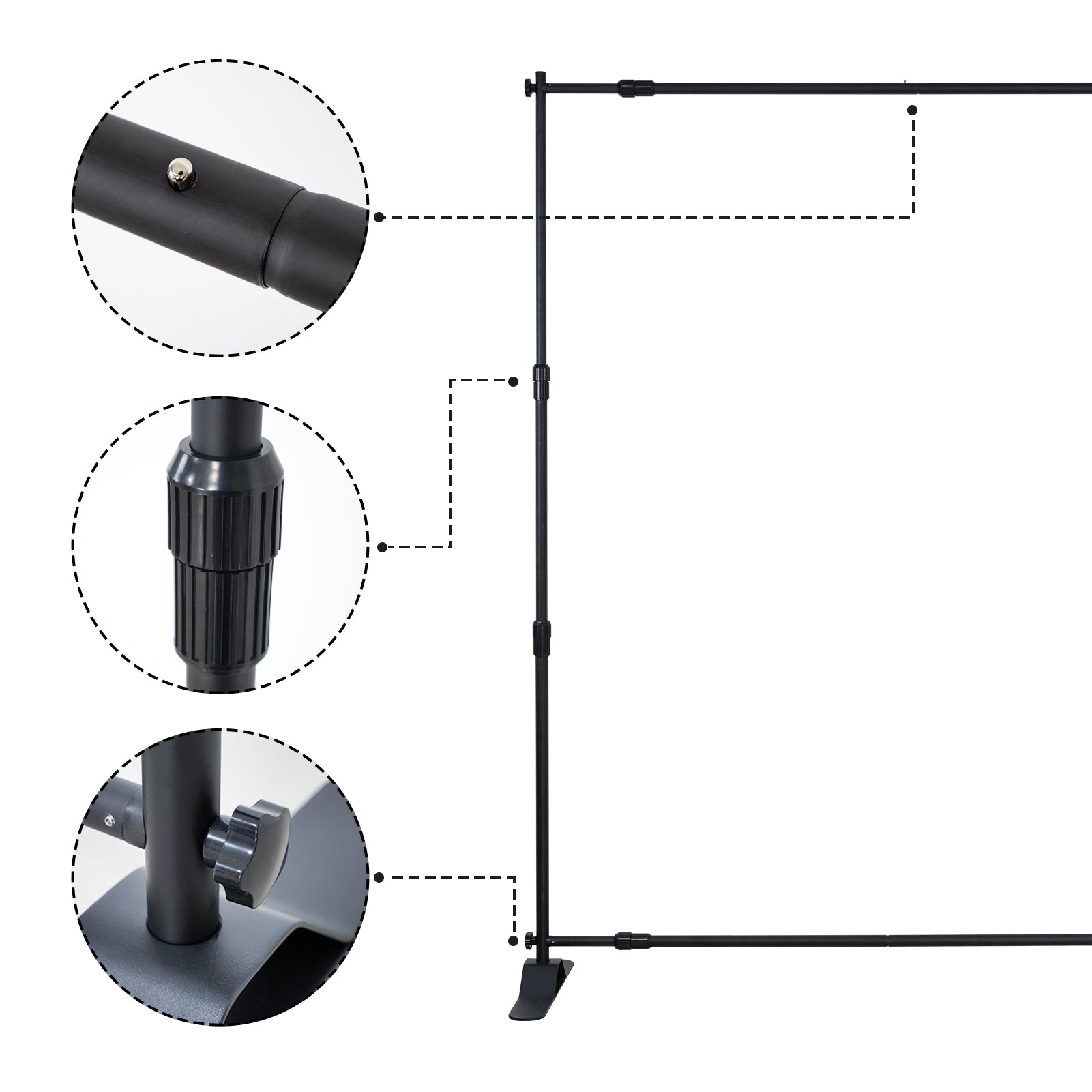 Kate Framework Telescopic Equipment Adjustable Photographic Backdrop Display Stand