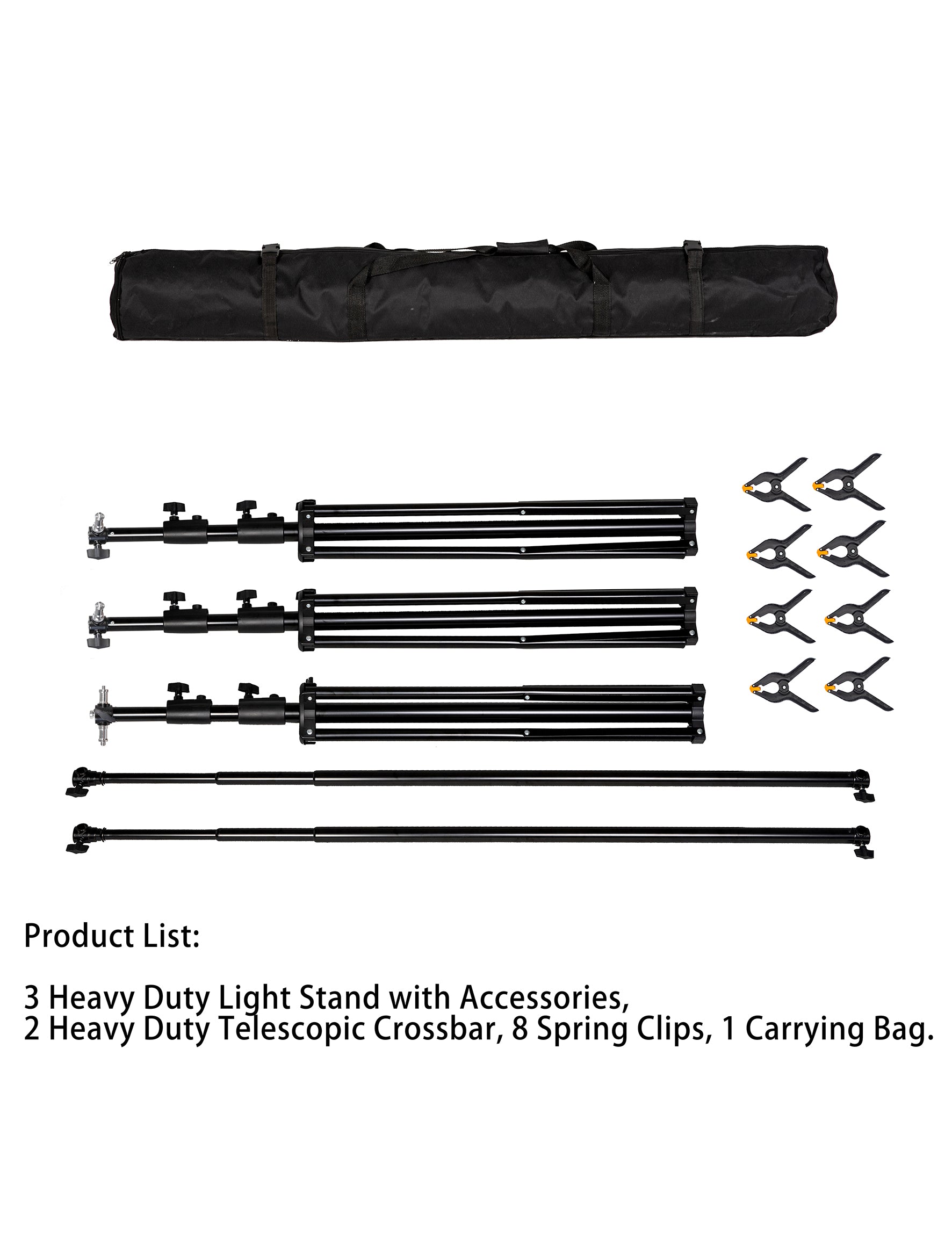Kate 6x3m Frame Stand for room set( including 8 clips + one carrying case) - Kate Backdrop AU