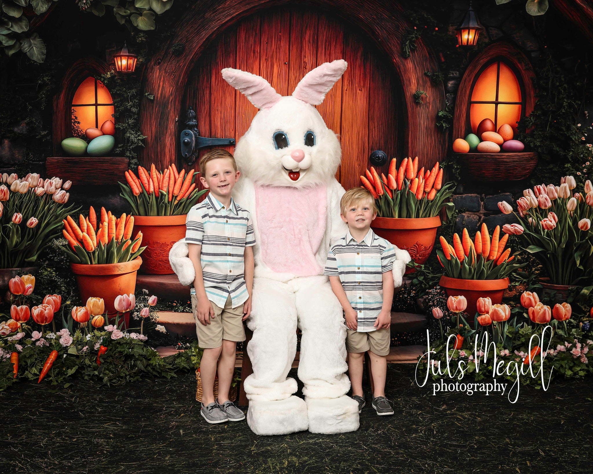 Kate Easter Carrot House Backdrop Designed by Emetselch