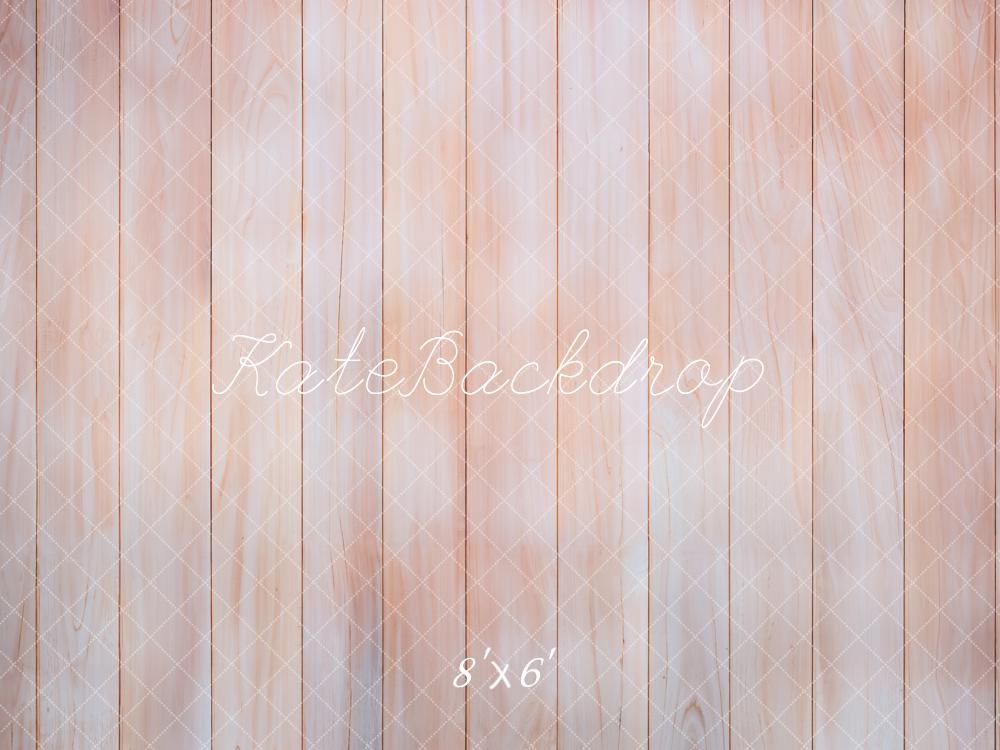 Kate Light Pink Wood Planks Fleece Backdrop Designed by Emetselch - Kate Backdrop AU
