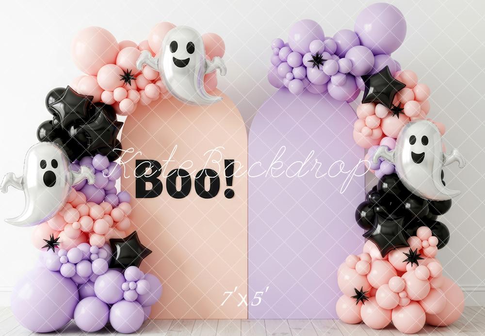 Kate Halloween Ghost Boo Party Arch Backdrop Designed by Patty Roberts