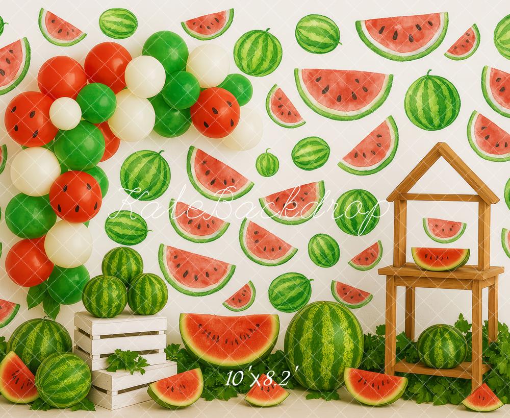 Kate Watermelon Summer Backdrop Designed by Patty Roberts - Kate Backdrop AU