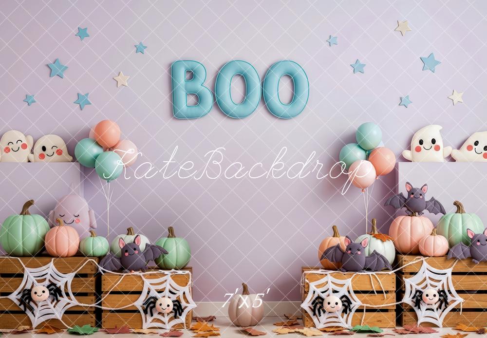Kate Halloween Bats Balloons Backdrop Designed by Patty Roberts