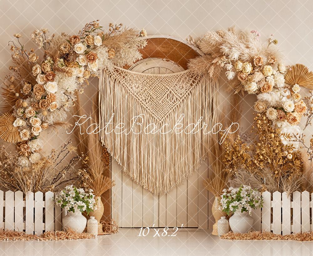 Kate Boho Flower Mother's Day Backdrop Designed by Emetselch
