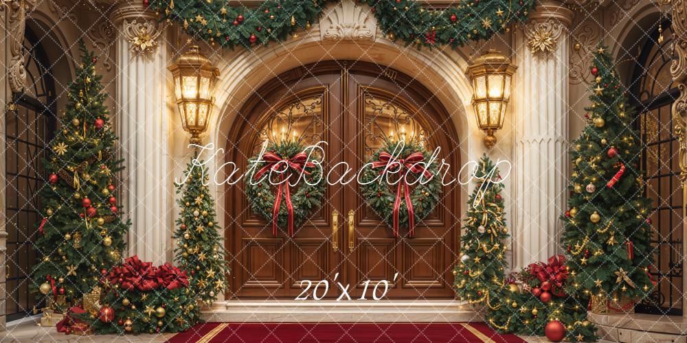 Kate Christmas Door Backdrop Designed by Chain