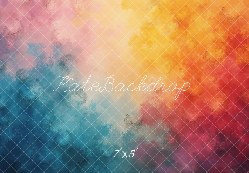 Kate Abstract Colourful Gradient Backdrop Designed by Laura Bybee - Kate Backdrop AU