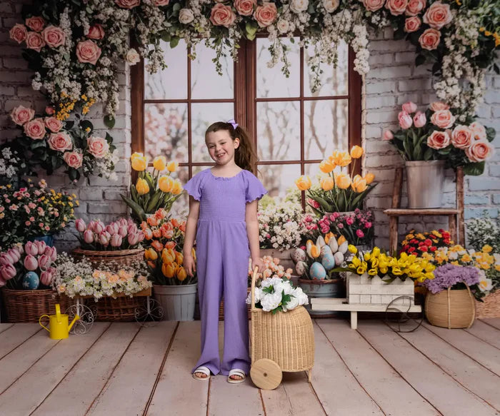 Kate Easter Flower Spring Backdrop Designed by Emetselch