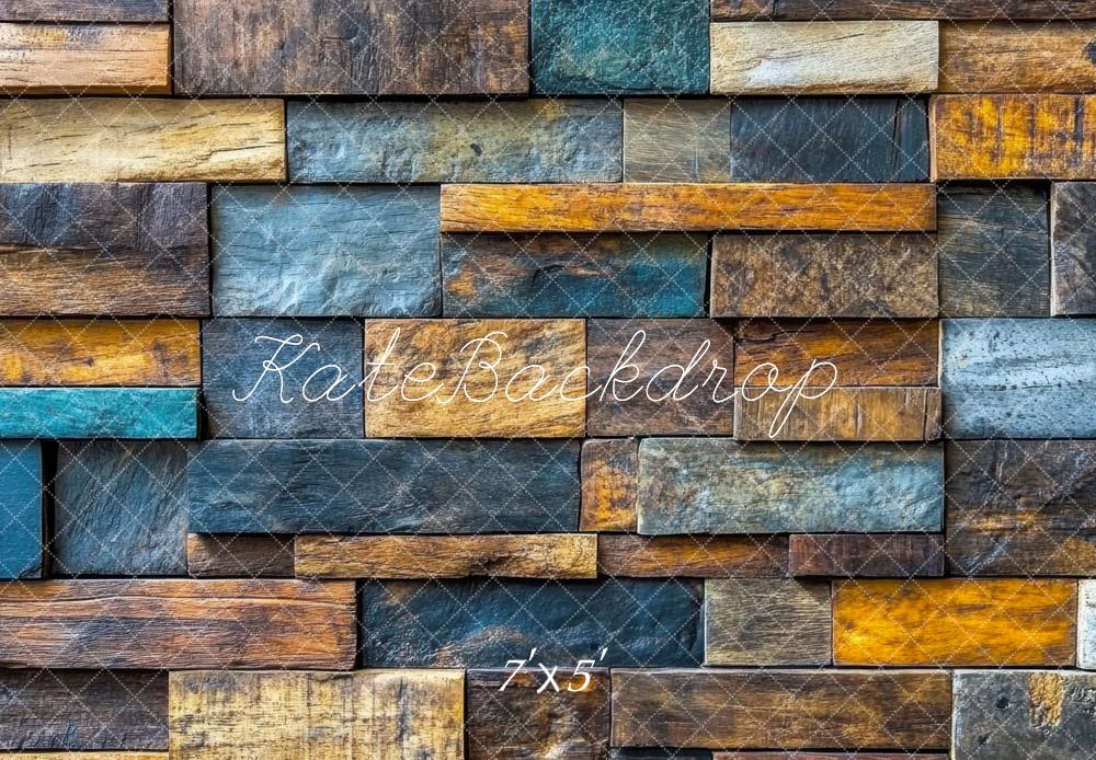 Kate Retro Wall Vintage Texture Backdrop Designed by Mini MakeBelieve