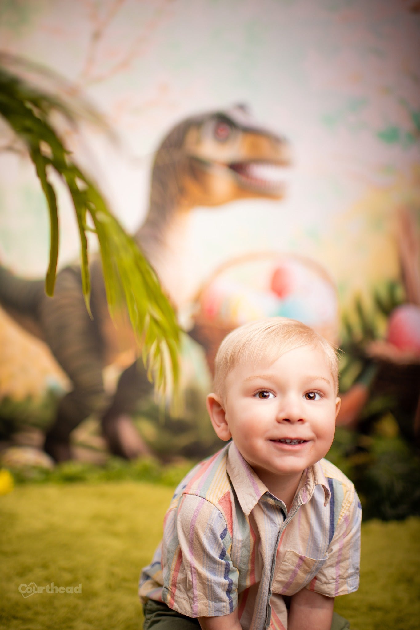 Kate T-Rex Easter Backdrop Designed by Patty Roberts - Kate Backdrop AU