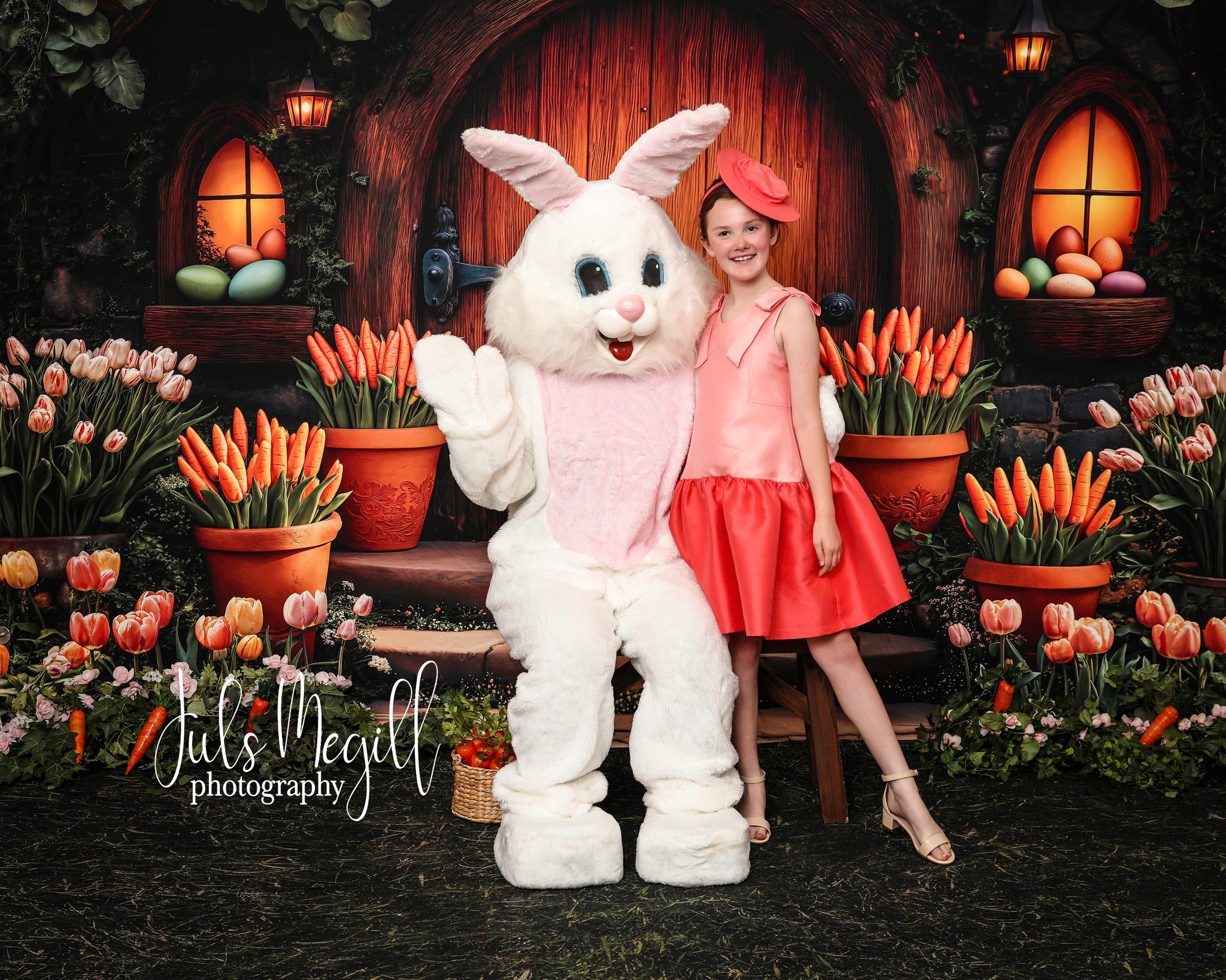 Kate Easter Carrot House Backdrop Designed by Emetselch