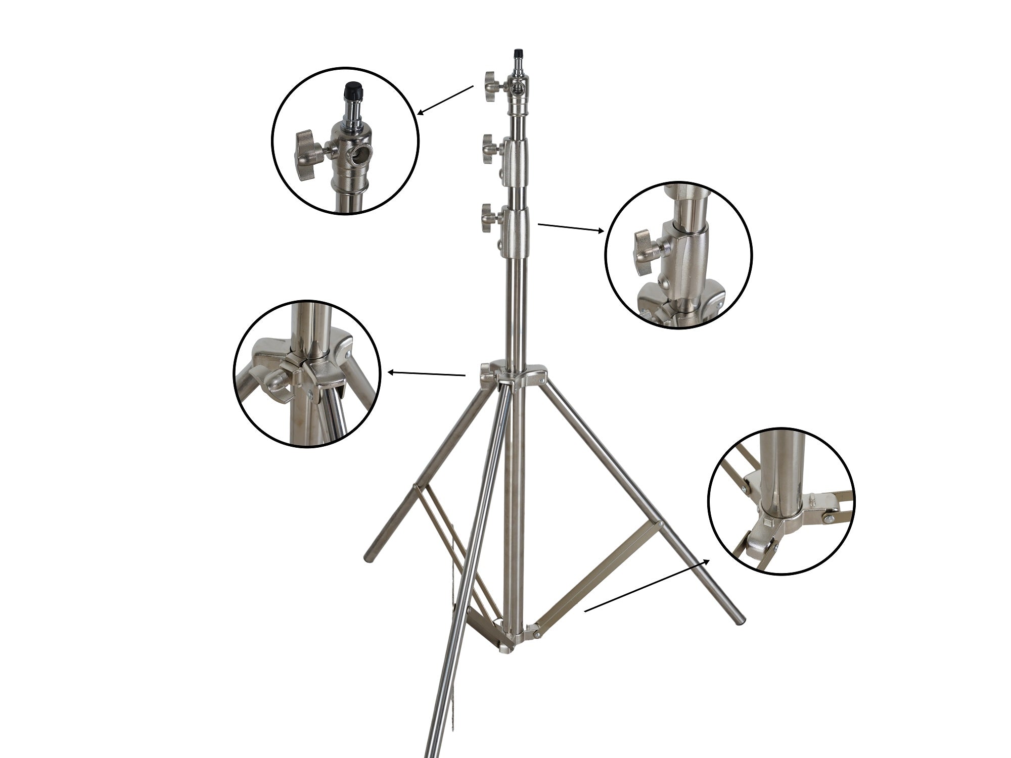 Kate Stainless Steel Adjustable Retractable Background Stand for Photography - Kate Backdrop AU